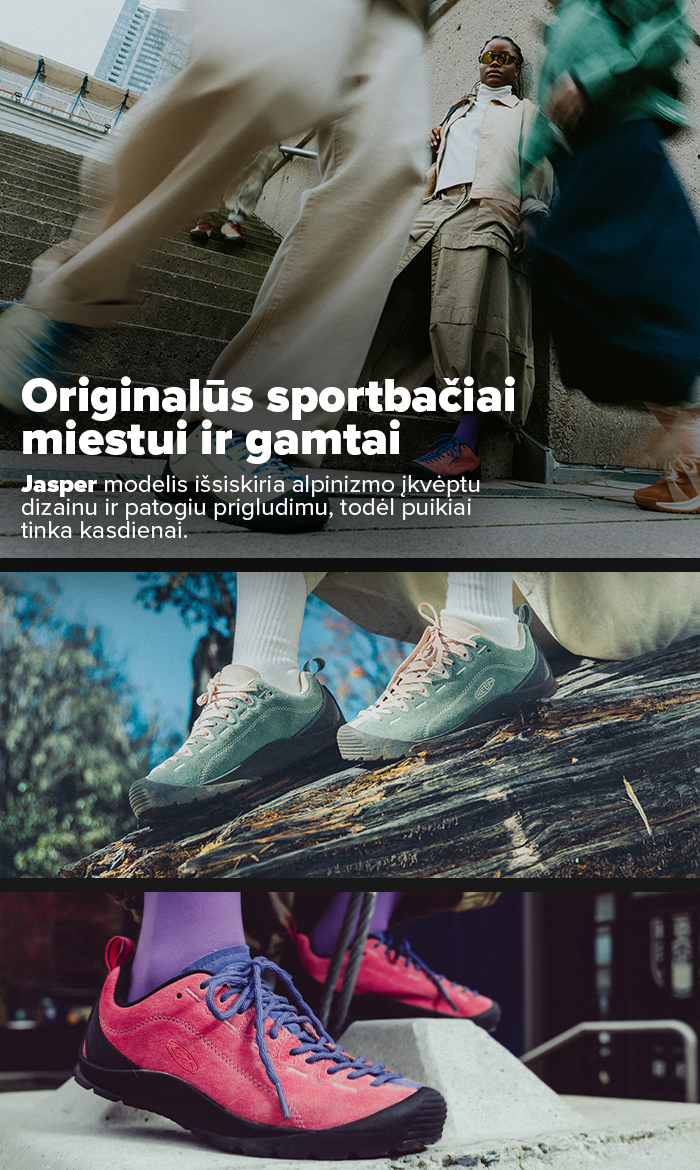 Keen Jasper ir Keen Jasper Zionic &ndash; patogūs laisvalaikio batai vyrams ir moterims su unikaliu dizainu, tvirtu padu ir komfortu visai dienai. 365 d. nemokamas grąžinimas.